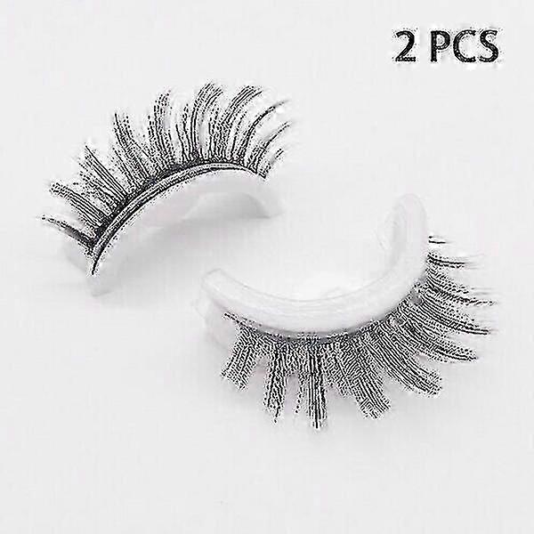 Reusable Self-adhesive Eyelashes with Natural Appearance, Washable and Waterproof