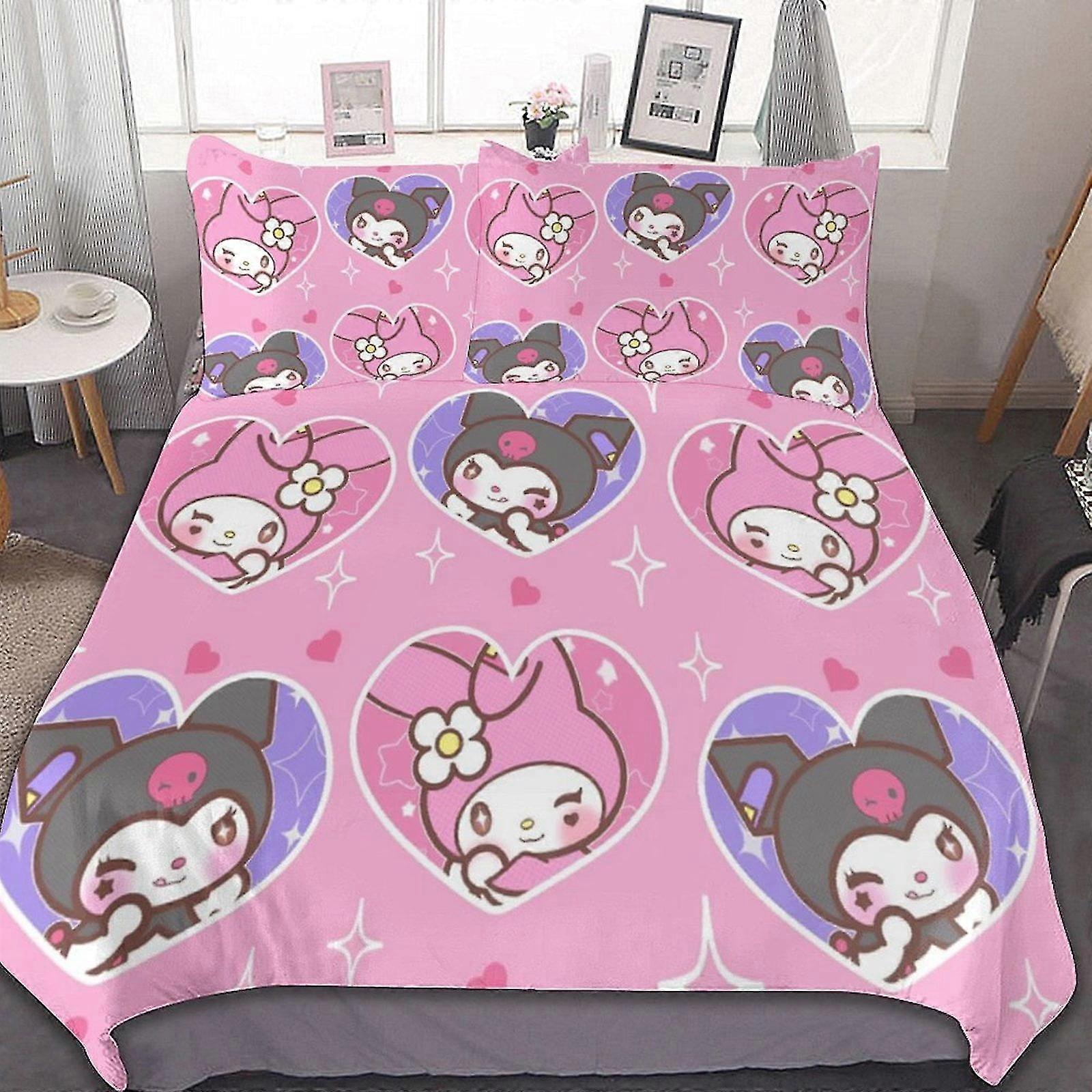 3 Pcs Bed Sheets Set with Breathable Duvet Cover and 2 Pillow Shams - Soft All Seasons Bedding Set Suitable for Certain Brands