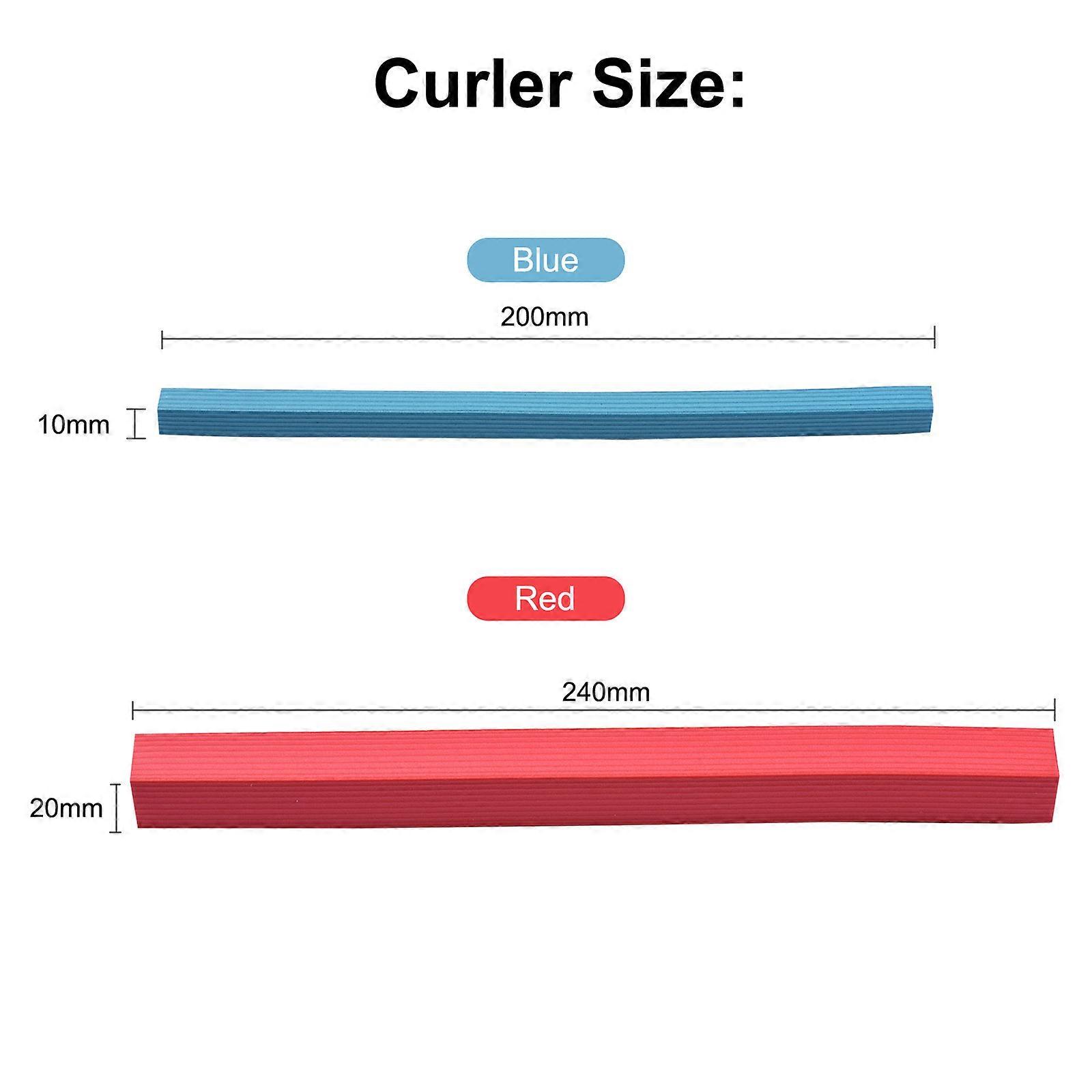 Sponge Flexible Curling Curlers Set Twist Foam No Heat Rods Rollers for Short and Long Natural Hair Styling