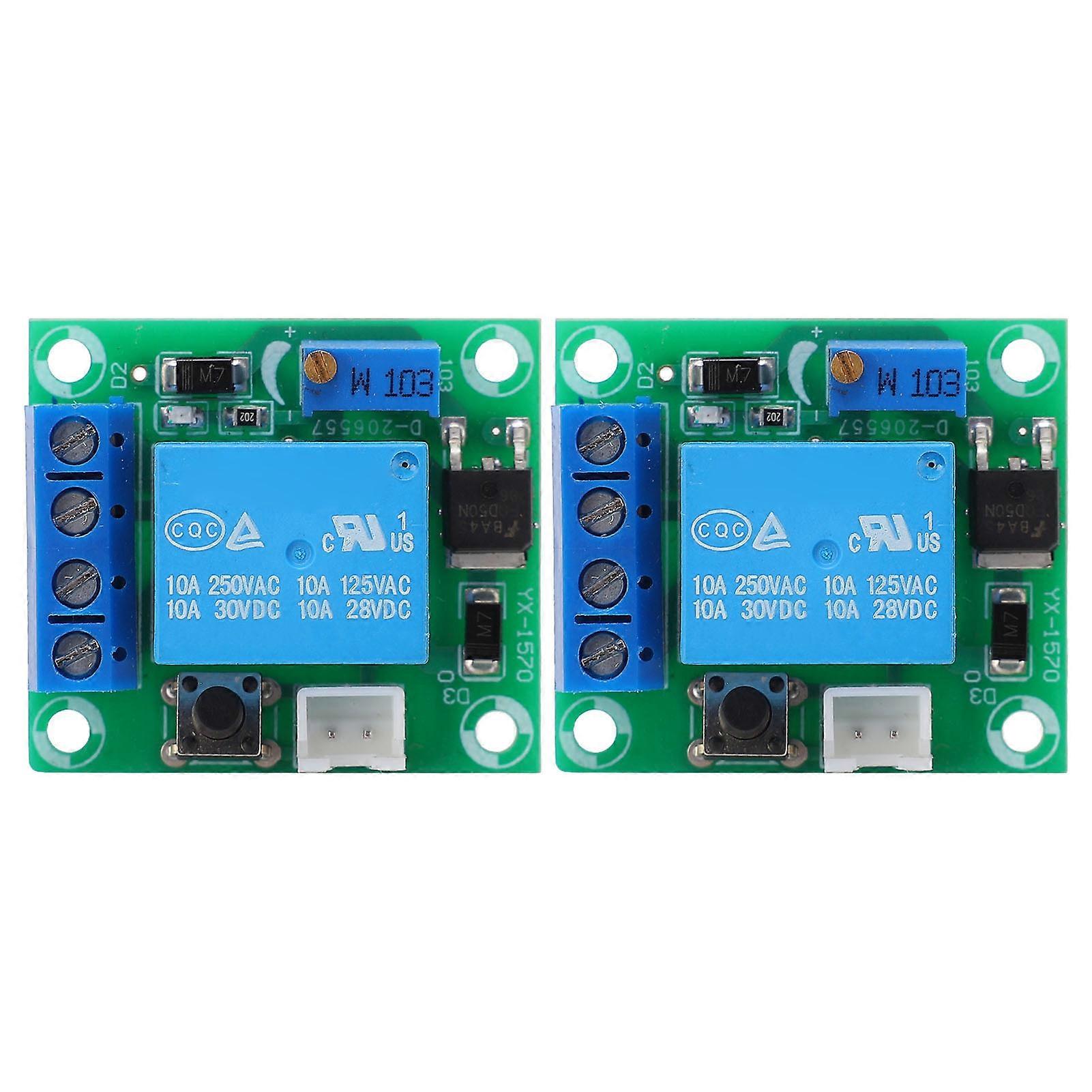 2Pcs Battery Under Voltage Protection Board PCB Low Voltage Cut Off Module Under 10MA
