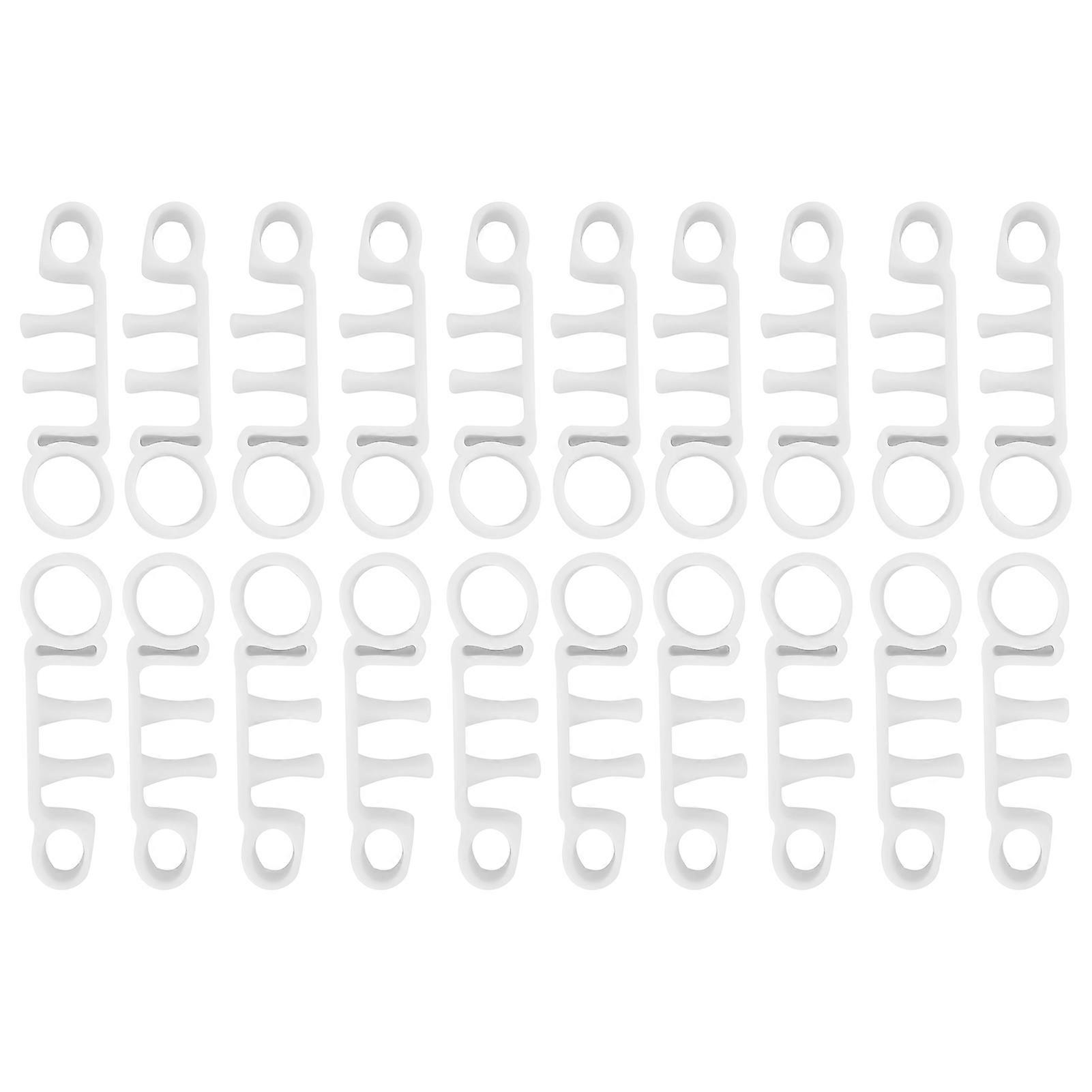 10 Pairs Unisex Toe Separator Hallux Valgus Hammer Toe Corrector Separation Tool