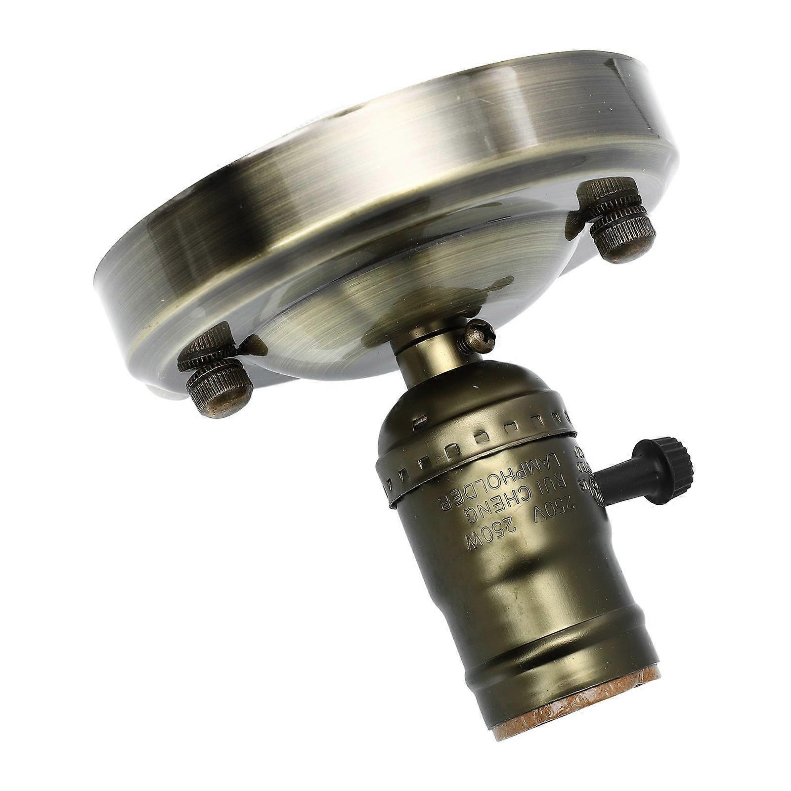 Lamp Sockets And Parts Compact Simple Design Dark Green Ceiling Light Bulb Socket Holder 1Set
