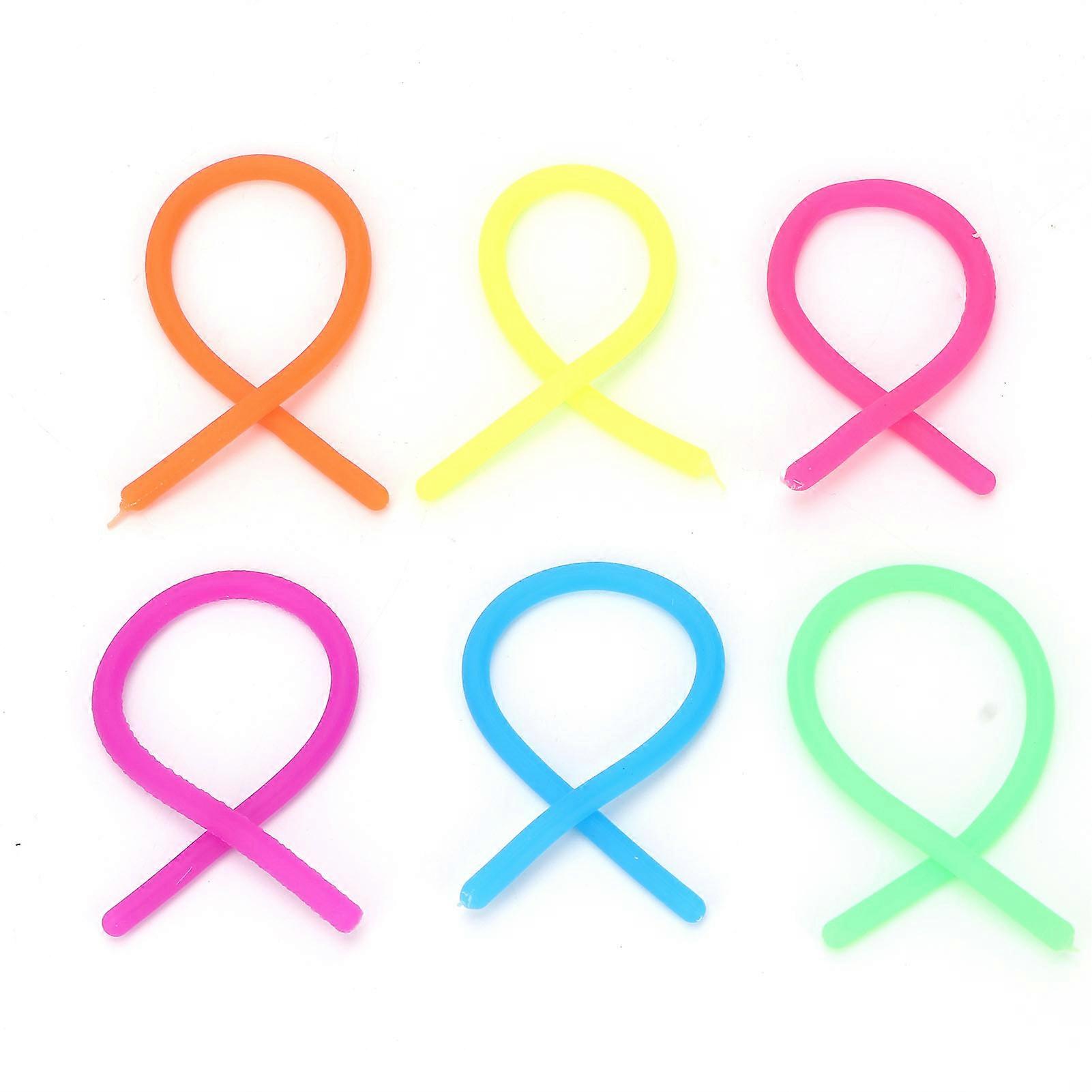 TPR Children Stretchy String Kid Stress Anxiety Relief Squeeze Pull String Sensory Toy