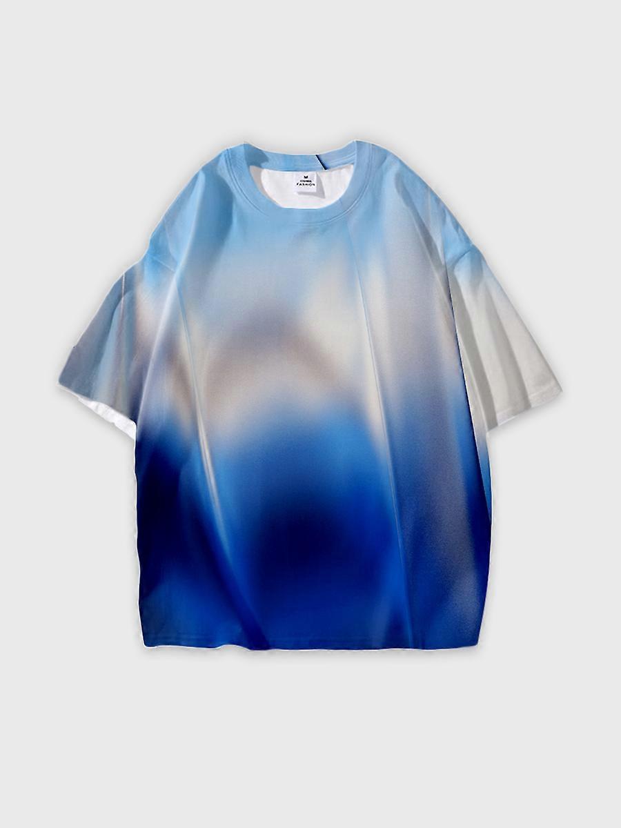 T-shirt round neck Pattern loose short sleeve JW658