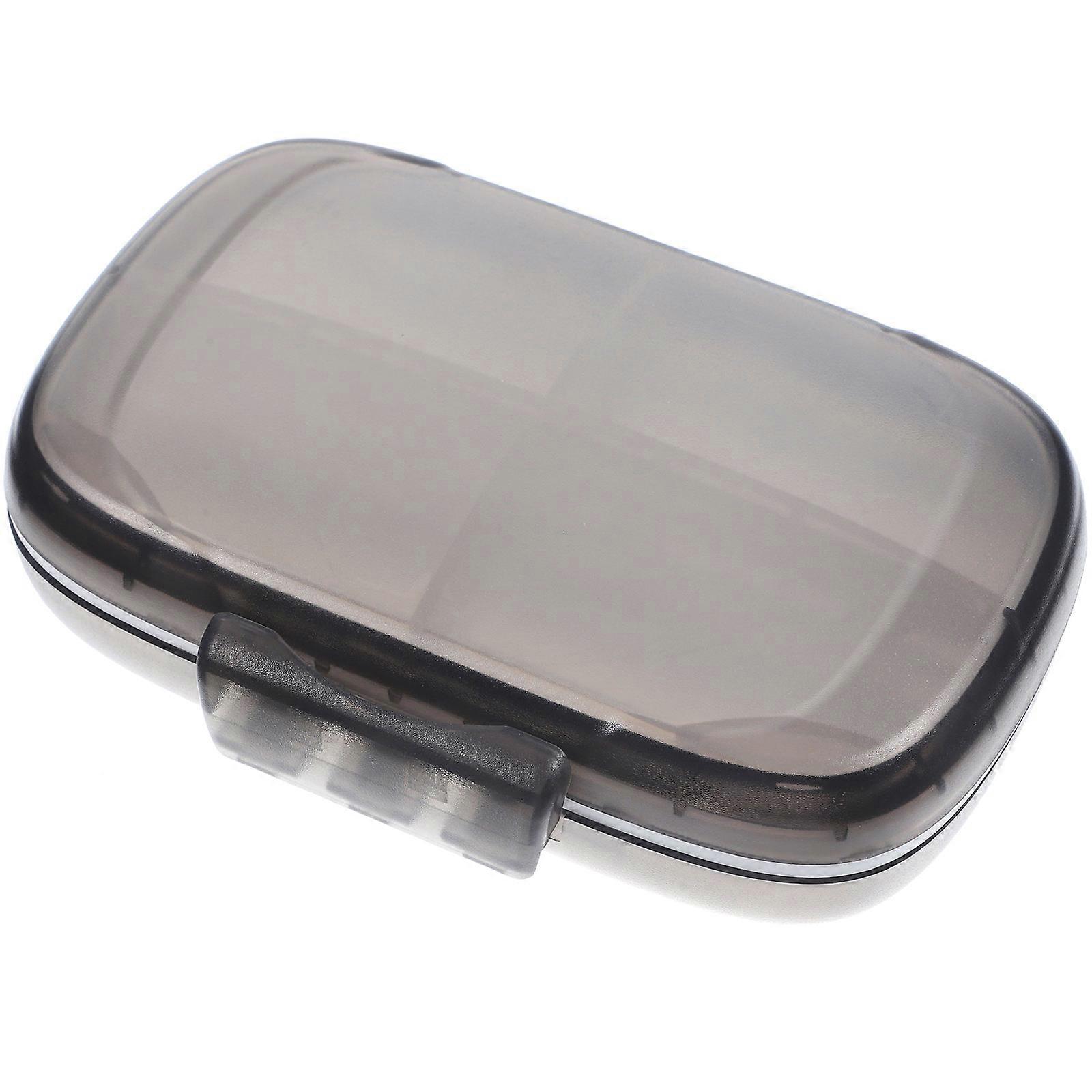 Medication Organizer Rectangular Portable Compact Adults Medication Users Weekly Organization 1Set