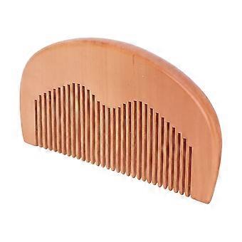 Pettine in legno naturale Districante Styling Denti Portatili Pettine per Capelli per Barbe Capelli Asciutti Bagnati