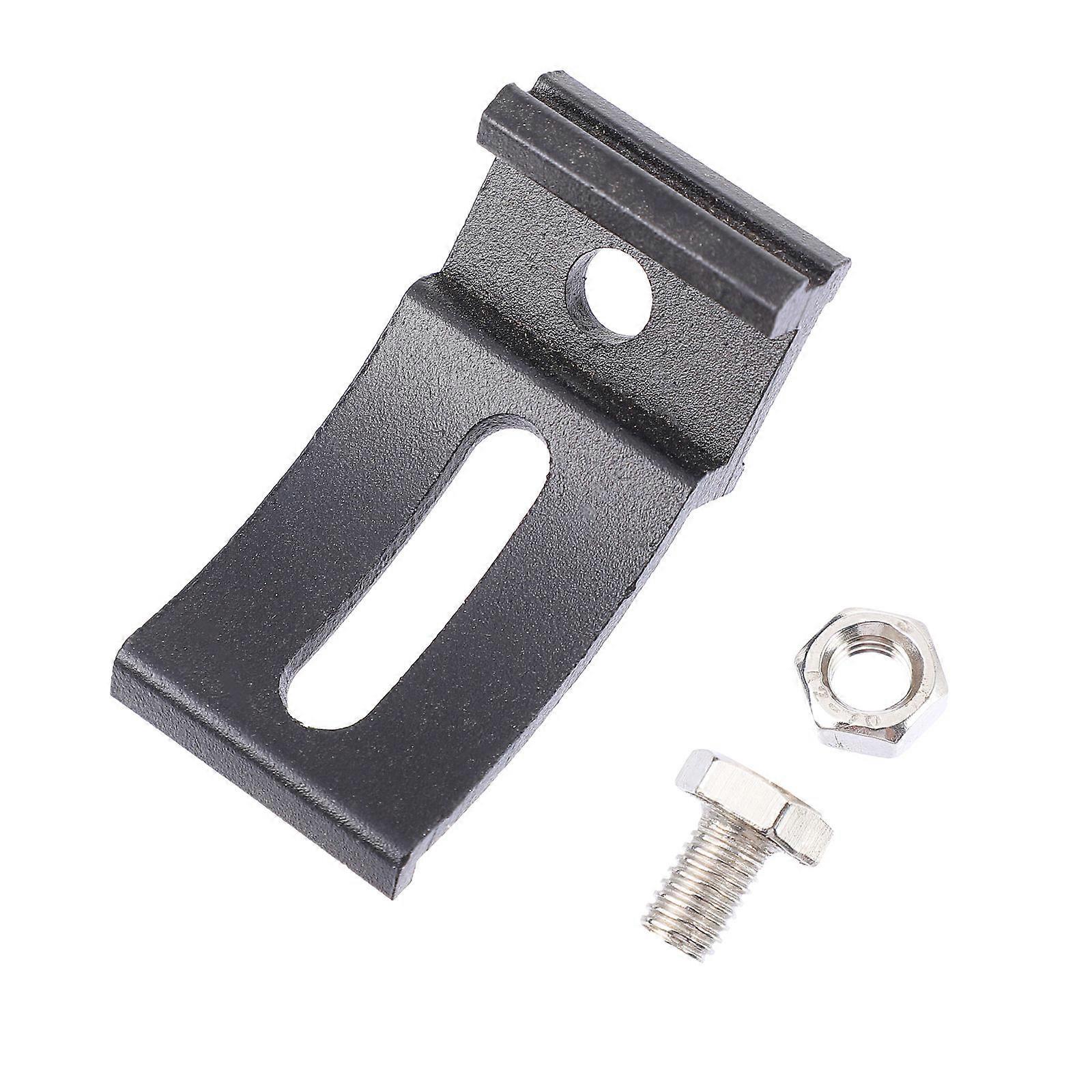 Black Aluminum Alloy Light Bar Bracket with Single Slot Lamp Mounting Stable and Durable 1 Set
