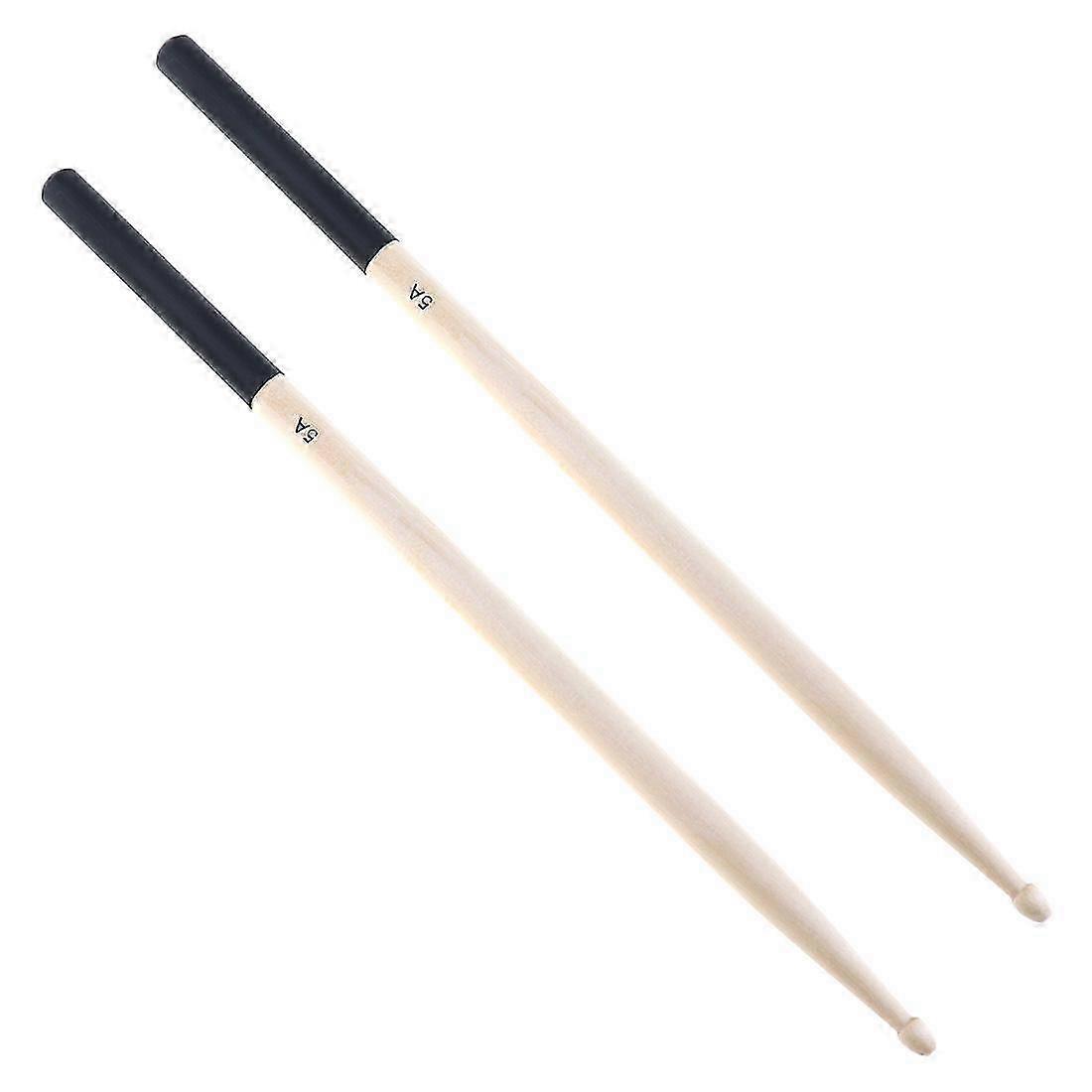 Professional 5A Maple Wood Drumsticks - 2 Pack with 3 Color Options for Musicians & Drummers