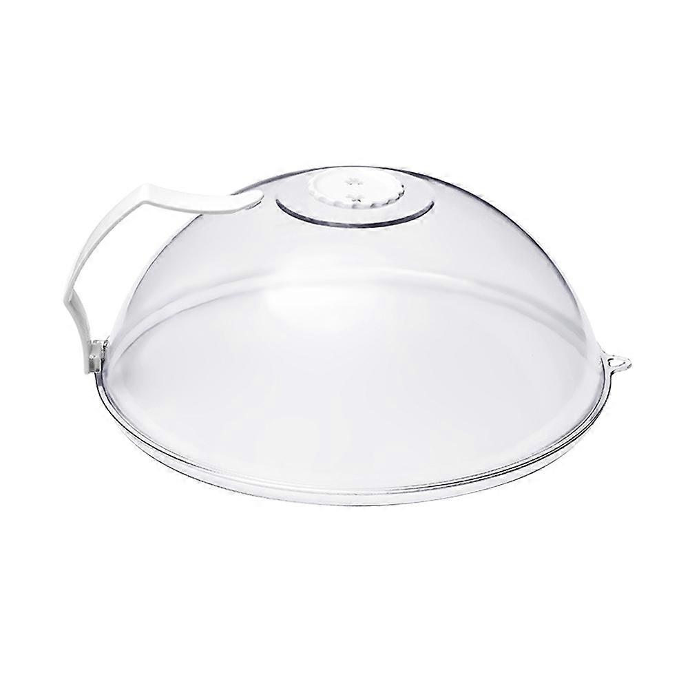 Heat Resistant Microwave Food Cover – Transparent Lid for Heating, Refrigeration, and Splatter Protection – Multi Purpose Spray Shield for Reheating