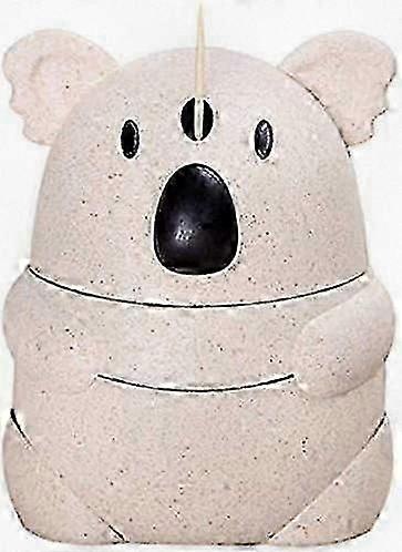 Cute Koala Automatic Toothpick Dispenser Holder for Organized Storage