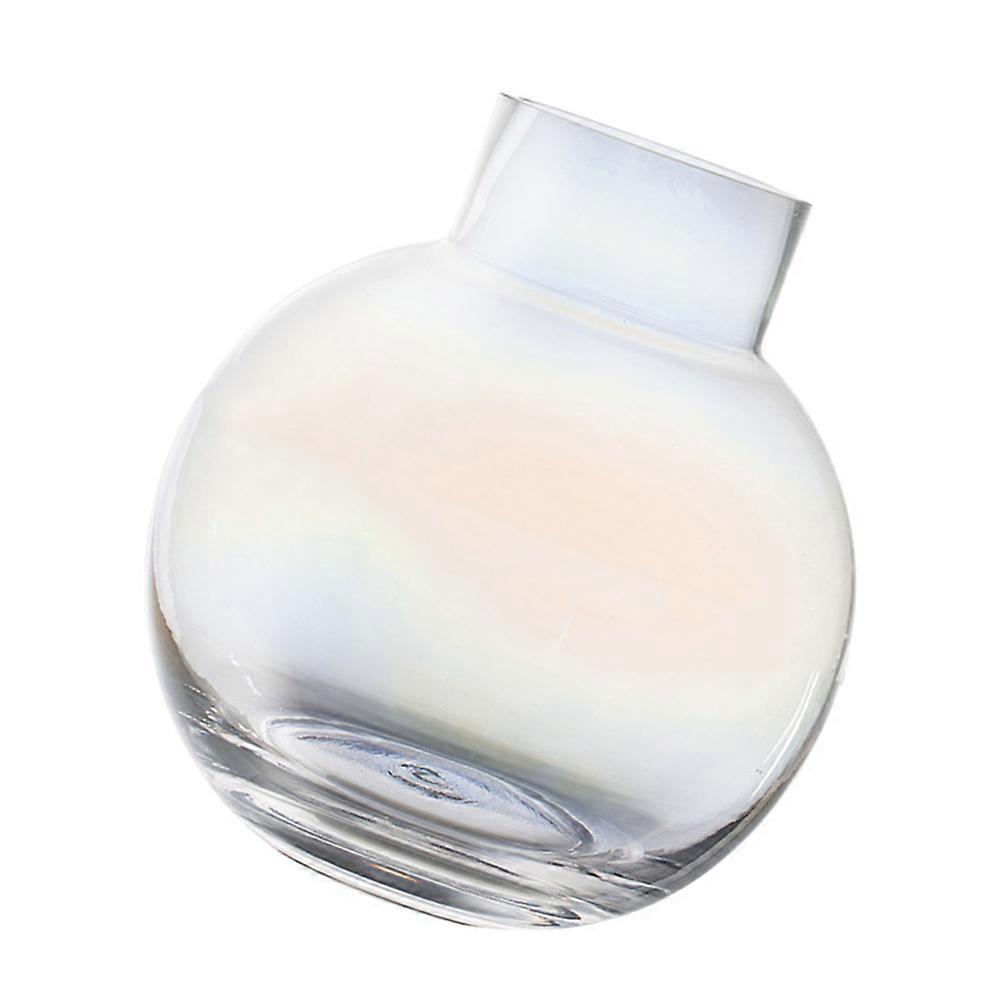 Decorative Vases Modern Decor Vase Indoor Scene Layout Clear Vase For Flowers Round Shape 18.00X14.00X6.80Cm 1Pc