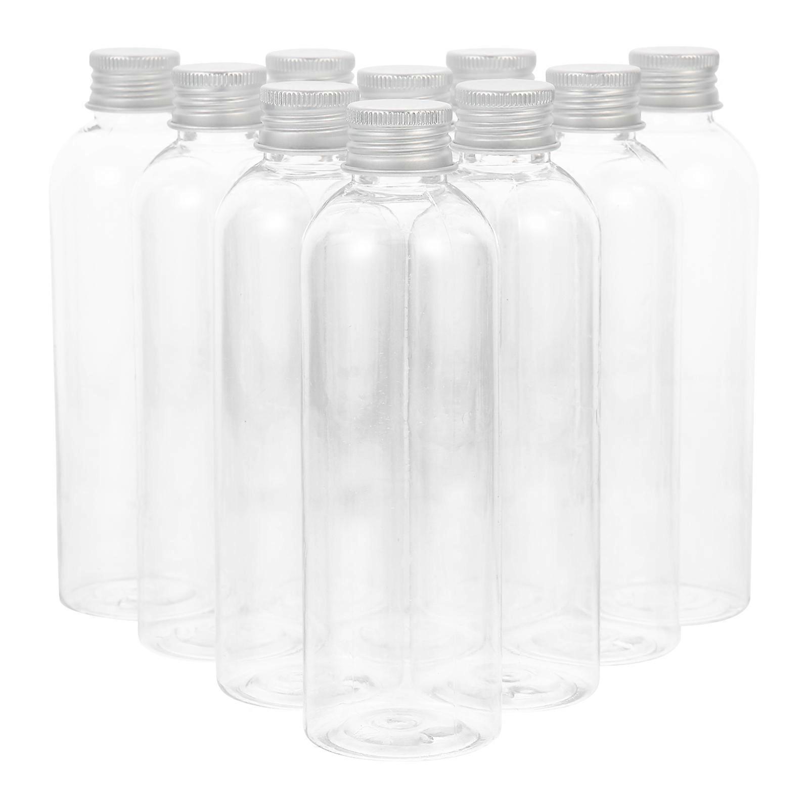 10Pcs Multi function Plastic Juice Bottles Household Convenient Empty Bottles