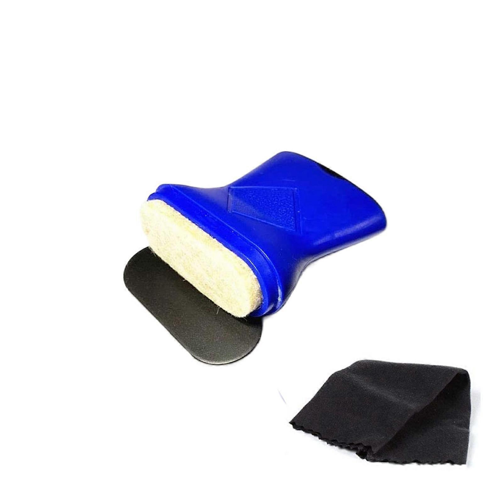 Guitar String Maintenance Care Set Includes Cleaner Polish Cloth and Cleaner to Keep Strings Clean and Sound Quality Blue