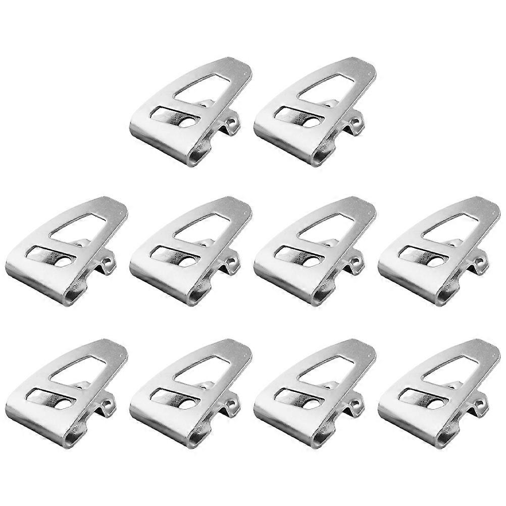 Impact Drill Belt Clip Hammer Drill Tool Hooks for 10Pcs Silver Accessory