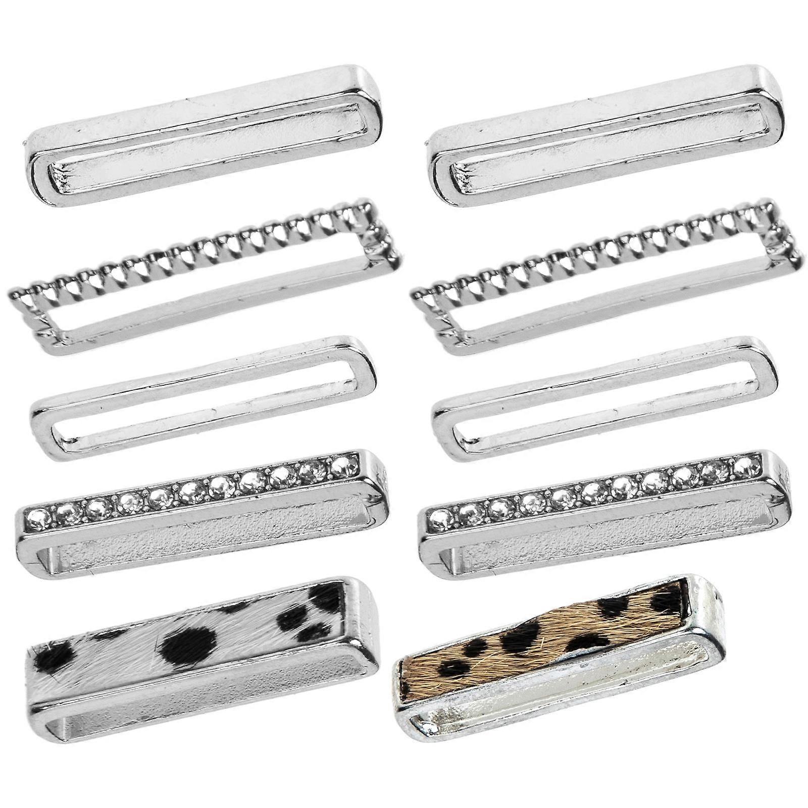 Assorted Color Watchband Rings for Watchband Decor 2Sets