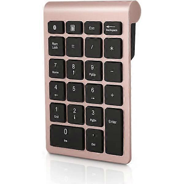Bluetooth Number Pad, 22-Key Numeric Keypad with Shortcut, 10 Keys