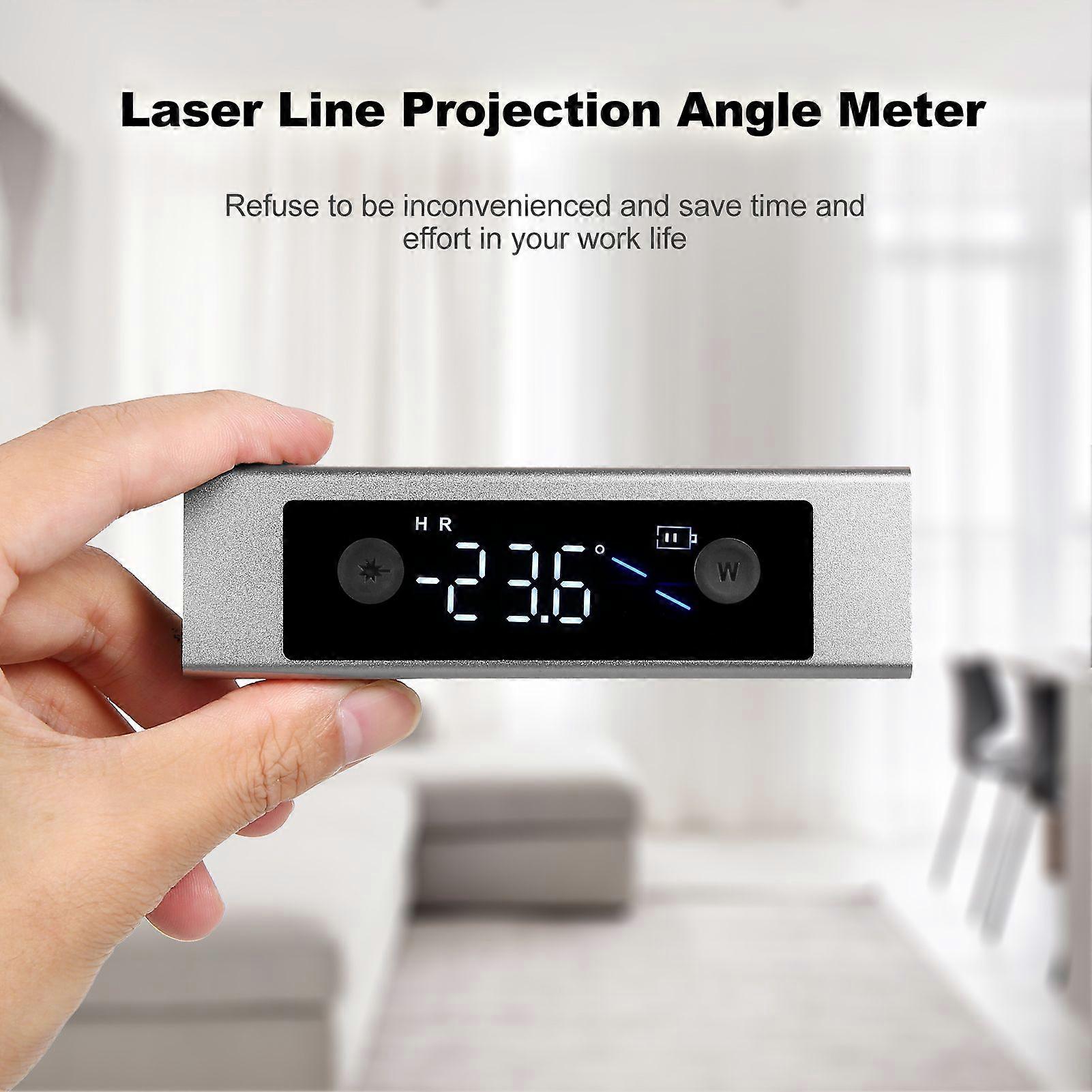 Digital Angle Finder, Rechargable Digital Angle Gauge, Wood Working Tools and Assecories, Cube Inclinometer with Backlight, Fast & Precise Multifuncti