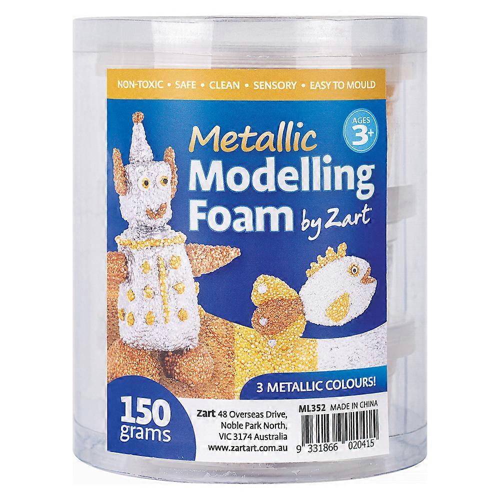 Metallic Modelling Foam 50g 3pk
