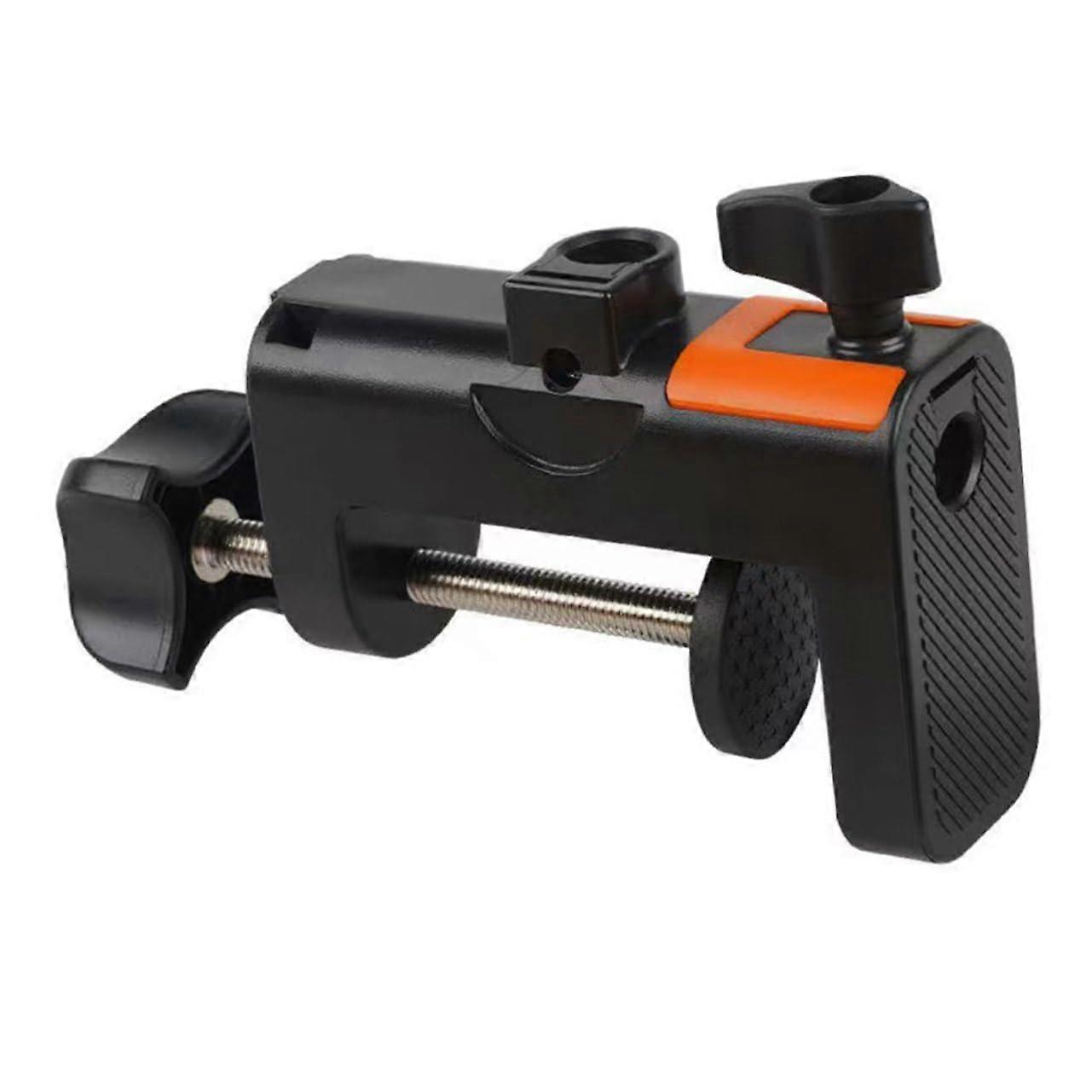 Microphone Clamp Desk Mount Adjustable Clip For Desk Lamp And Microphone Rubber Padding For Surface Protection