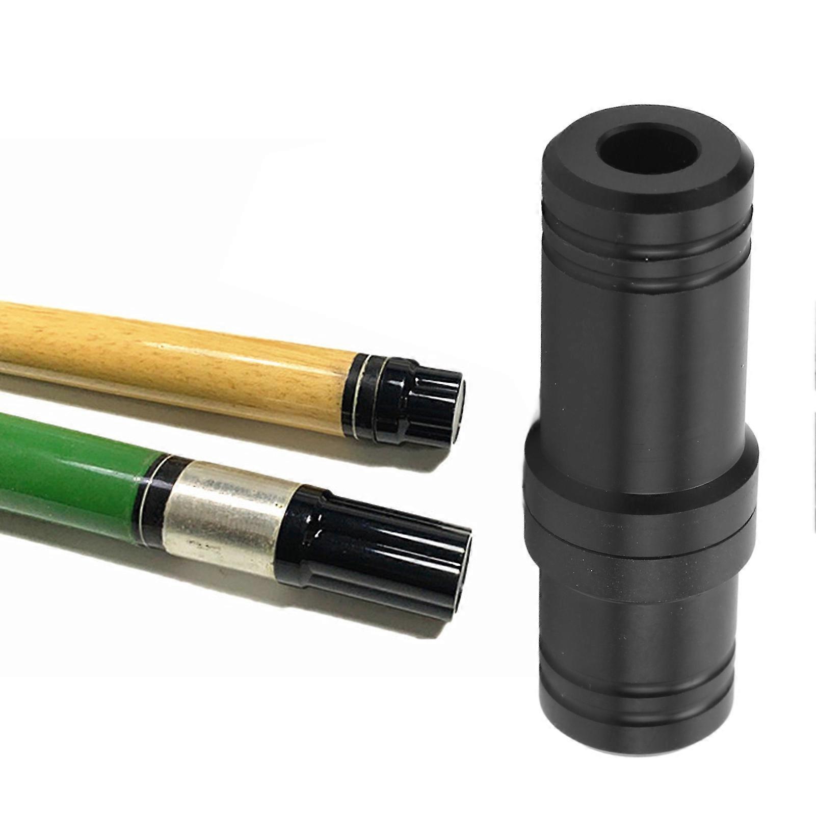 2PCS Billiard Cue Joint Protector Plastic Pool Cue Joint Stick Connector Guard End for MEZZ Black 