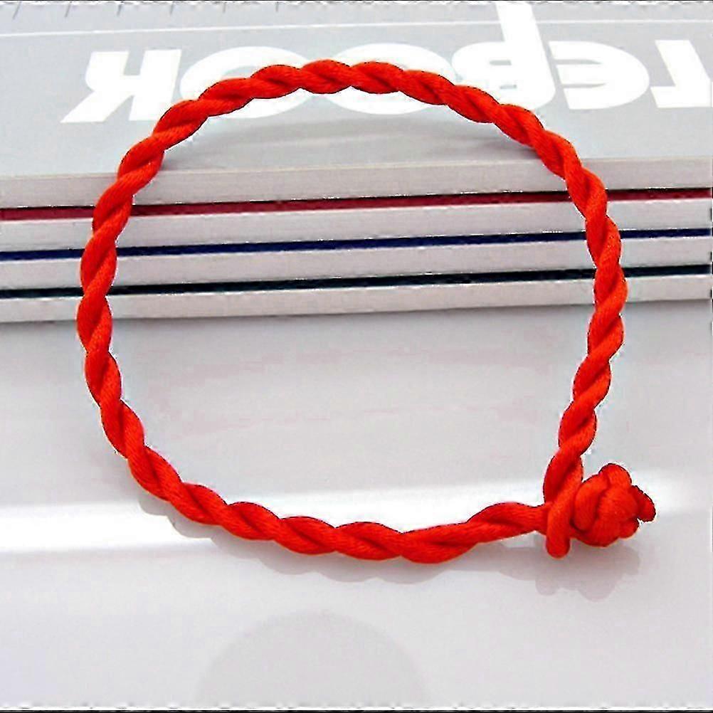 50pcs Red Rope Bangle Handmade Good Lucky Bracelet Cord Craft Weave String Line