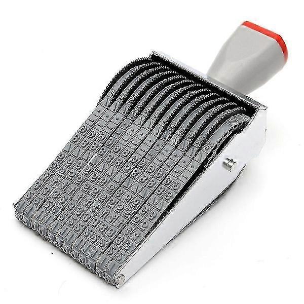 Xingtong 12-stelliger rollender Stempel englisches Alphabet Buchstabe Zahl Symbol rollendes Rad Schreibwaren DIY