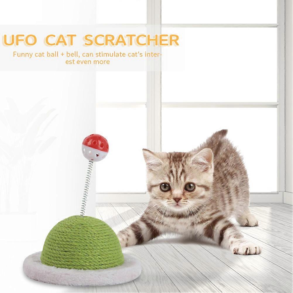 猫抓柱球带木制底座宠物爪磨刀器耐磨编织剑麻仙人掌树小猫户外材料