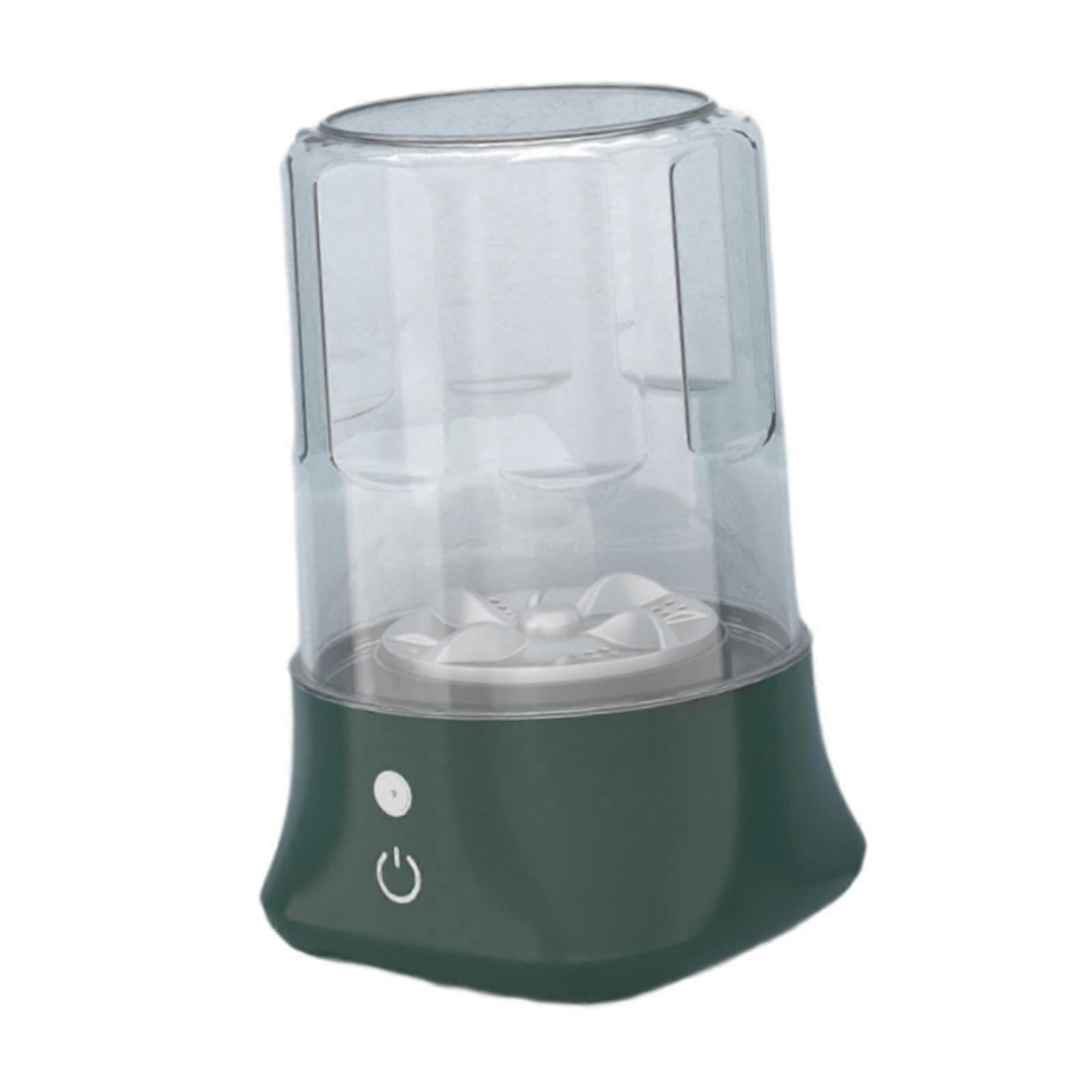 Portable Washing Machine 1L Capacity Compact Mini Washer Travel Friendly Home Use Green