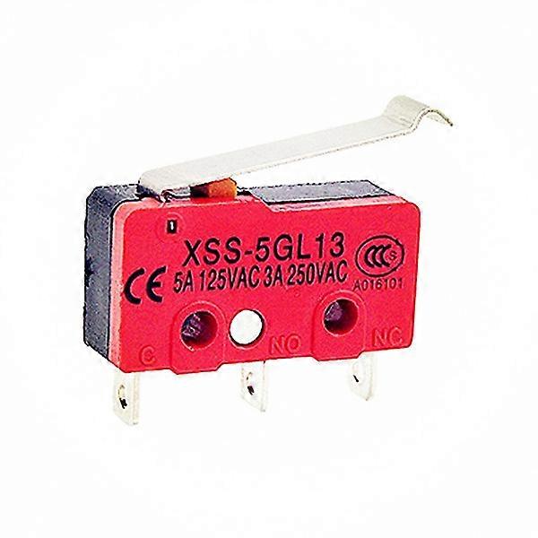 Micro Simulated Roller Lever Ac Miniature Micro Switch for Switching 5Pcs
