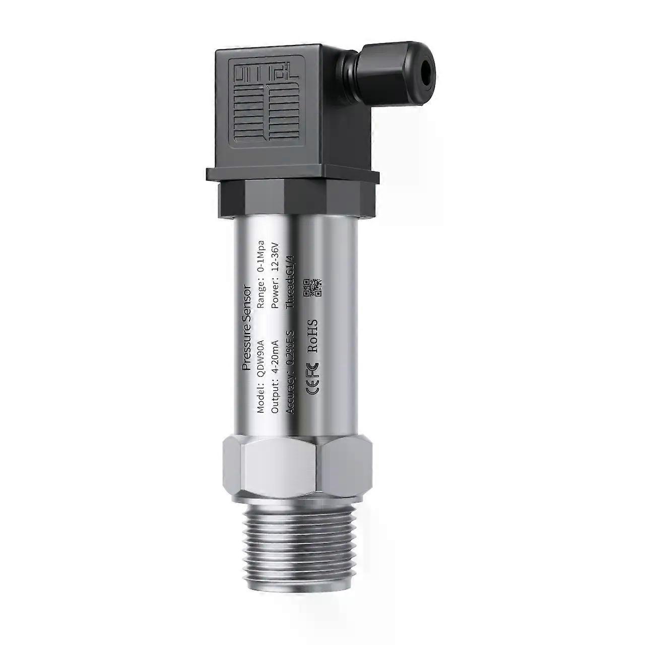 Tryckgivare 4 till 20mA 0 till 10V med 0-4bar 0-10bar 0-600bar Vattentrycksgivare G1/4 Perssure Sensor RS485