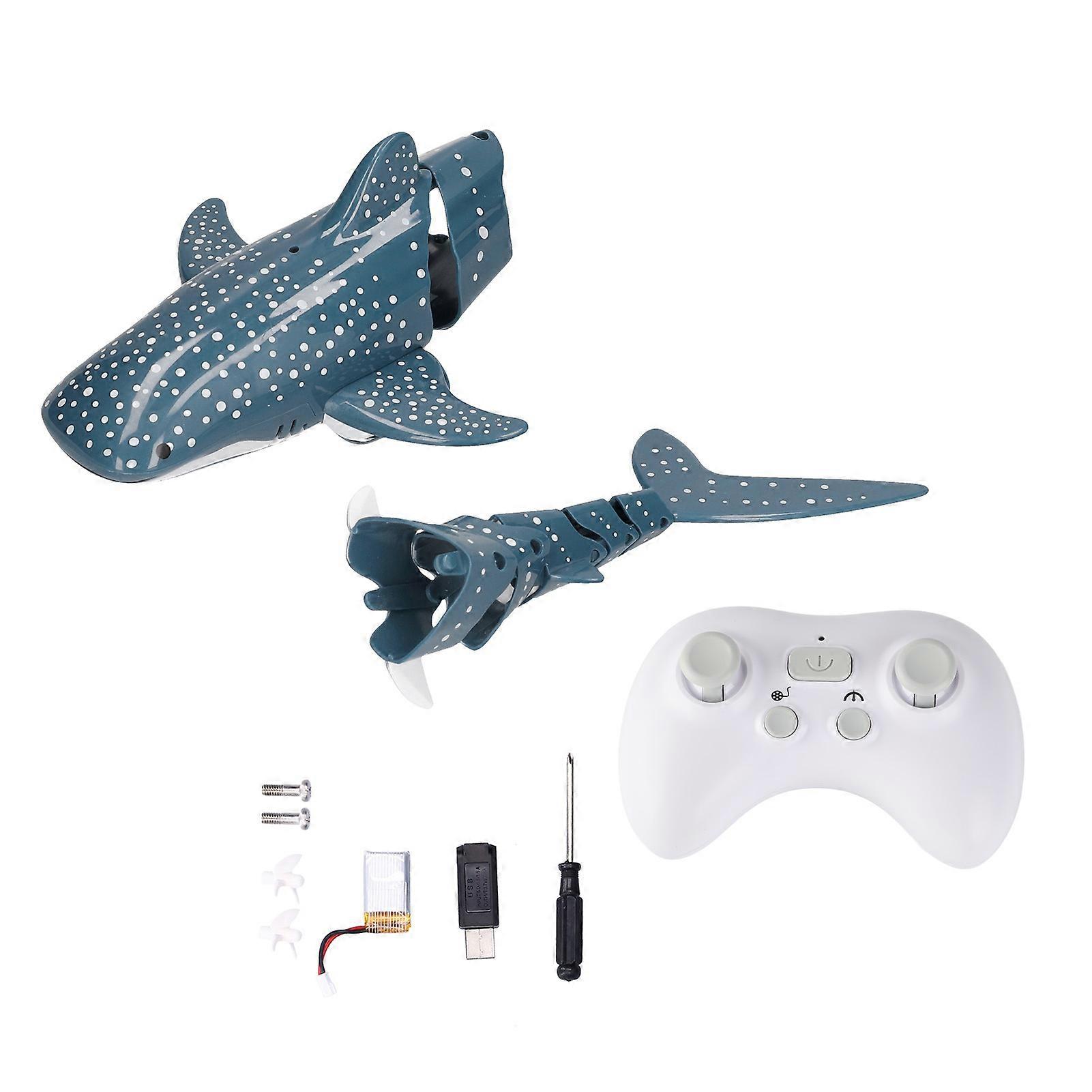 Wireless 2.4GHz Remote-Controlled Whale Toy Boat for Pool Fun