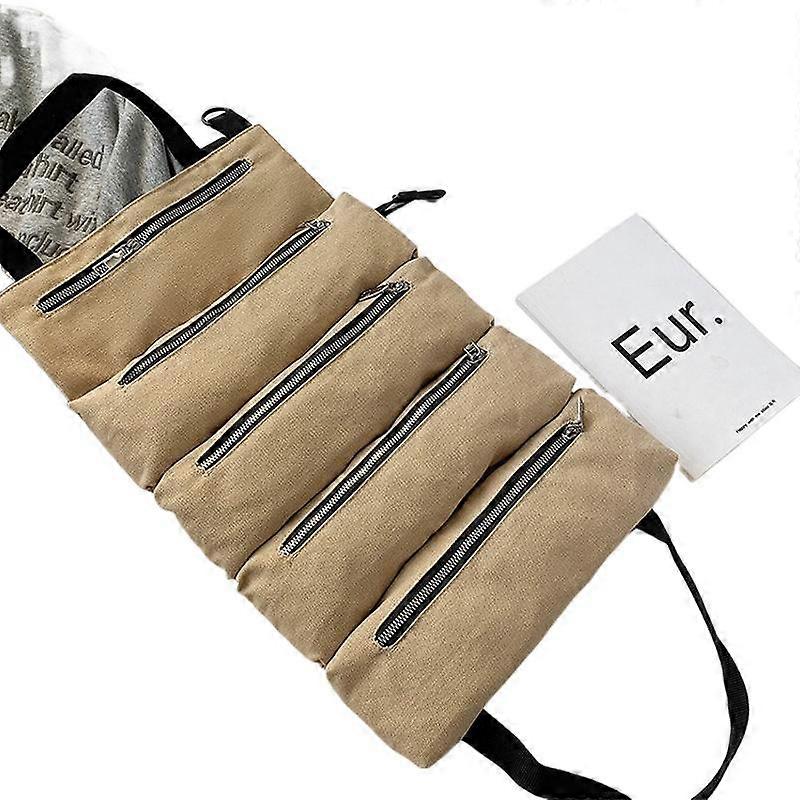 Roll up tool bag multi purpose tool bag wrench organizer small shoulder tool
