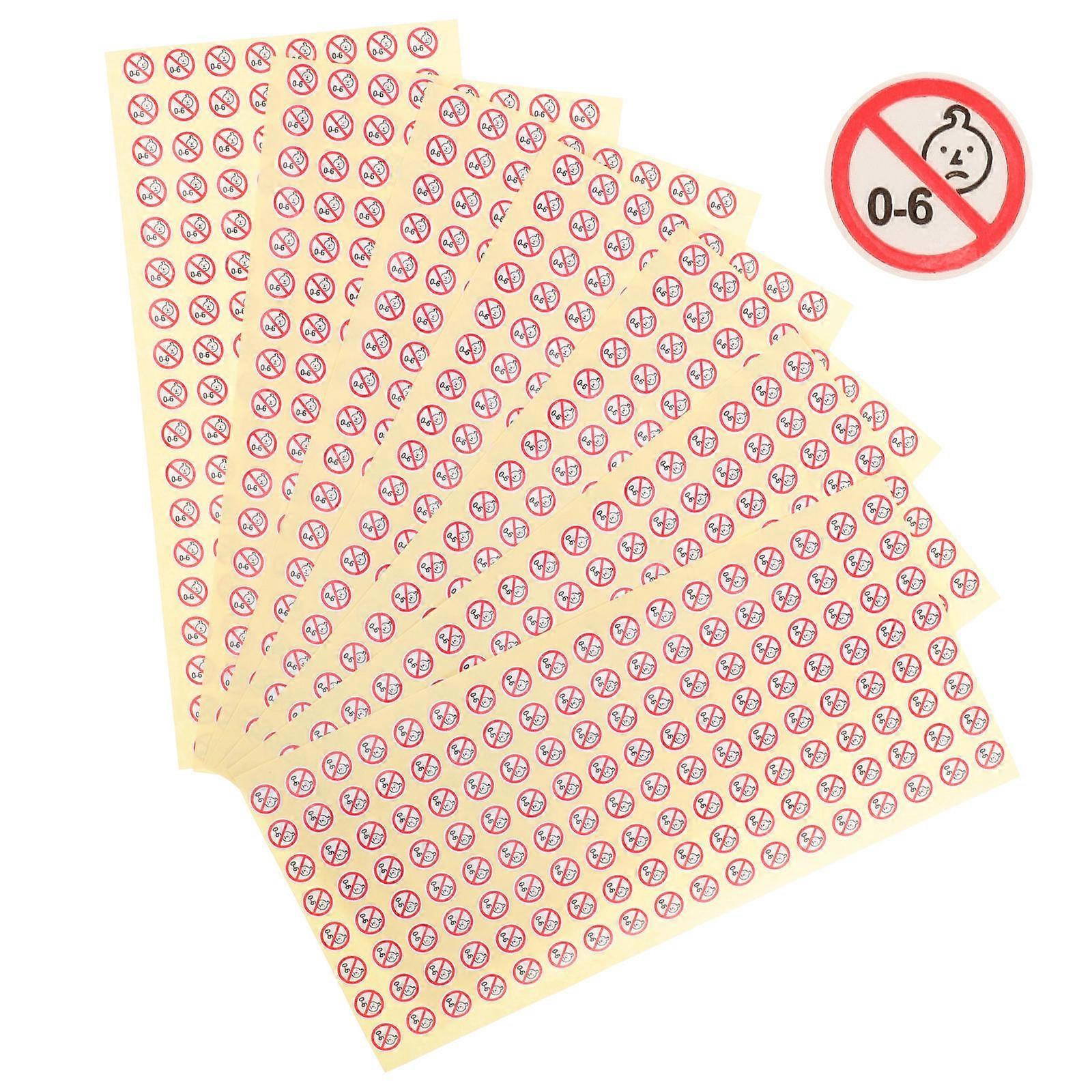 Identification Labels Stickers For Food 1000 Pcs Assorted Color Designed For Children 0 6 Years Old Safe Easy To Use
