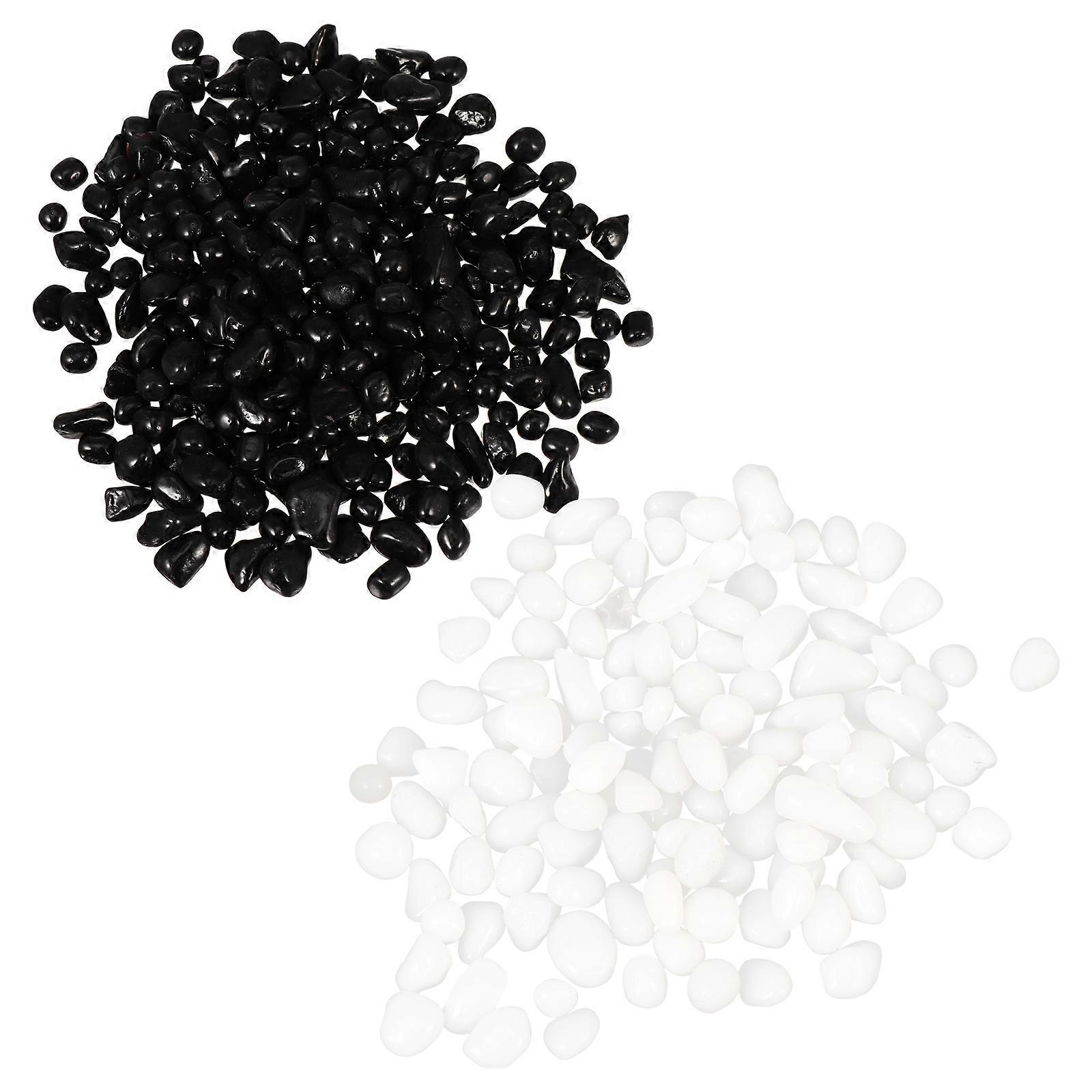 1 Set Stylish Colored Aquarium Stones Natural Decorative Gravel for Fish Tank Landscaping