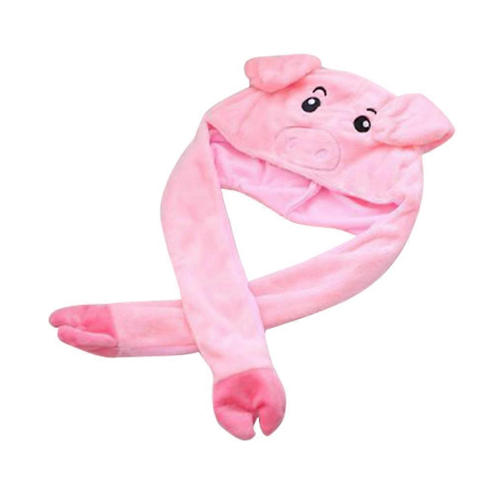 Dress Up Hats Funny Animal Hats for Party Event Cosplay Pink 52 x 20 x 1cm Costume Accessory 1Set