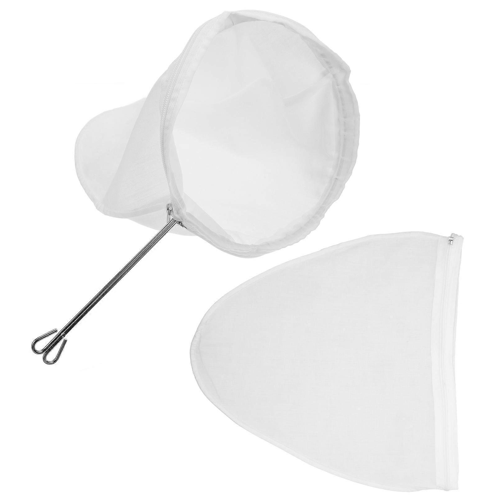 3pcs 12 Inch Thai Tea Filter Kit,Reusable Coffee Strainer Cloth Tea Filter Sock Large Tea Strainer,Coffee Filter Coffee Dripper Filter