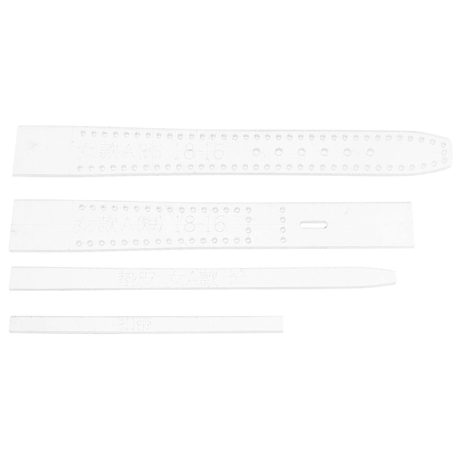 Transparent Acrylic Watch Strap Mold for DIY Crafting Unique Designs Versatile for Daily Wear 1816 Size
