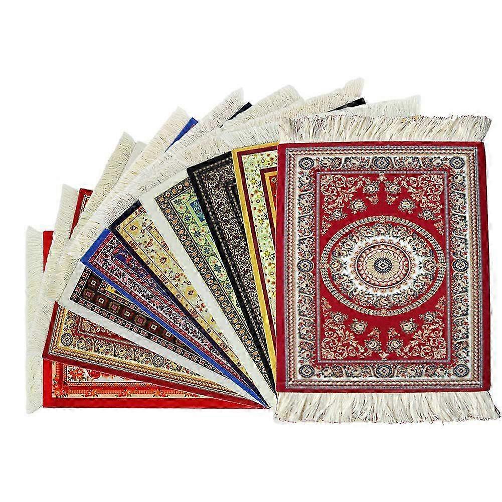 Oriental Persian Carpet Rug Mouse Pad - Decorative Computer Mouse Mat for Stylish Desk Decor & Enhanced Comfort