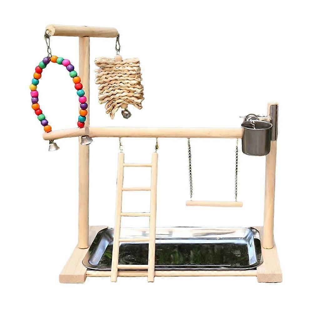 Parrot Wooden Stand Interactive Stand