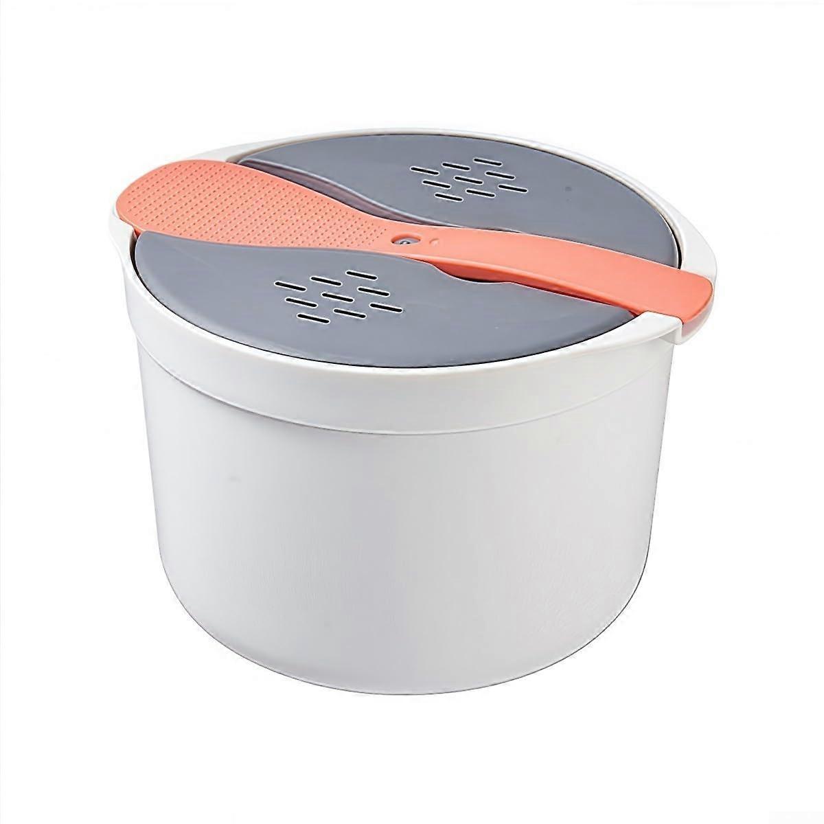 Portable Microwave Rice Cooker Efficient Cooking Solution 3-Cup Capacity BPA-Free Design Ideal for Quick Meal Prep