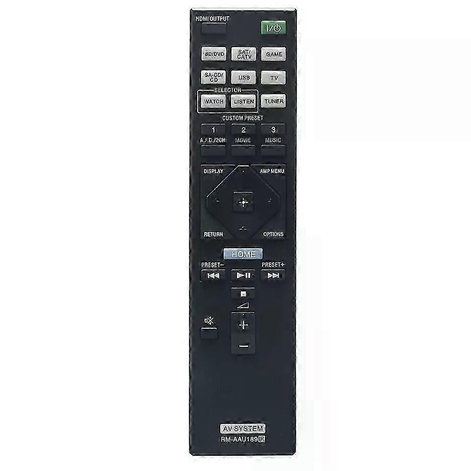 Replacement RM-AAU189 For Sony AV System Remote Control STR-DN850 STRDN1050 Edition 0813