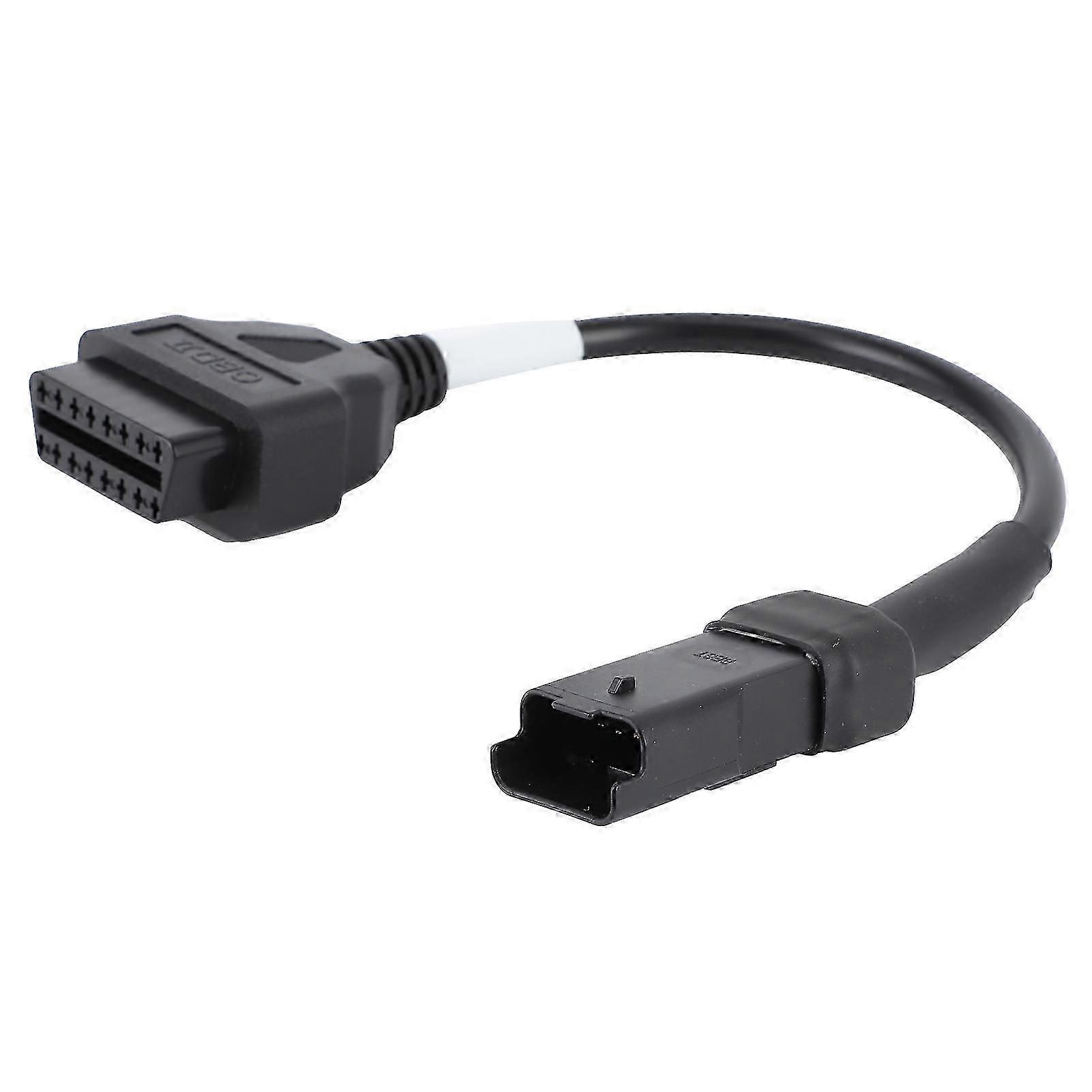 OBD2 Diagnostic Adapter Cable for Motorcycles - 4 Pin Connector Compatible with Multiple Models
