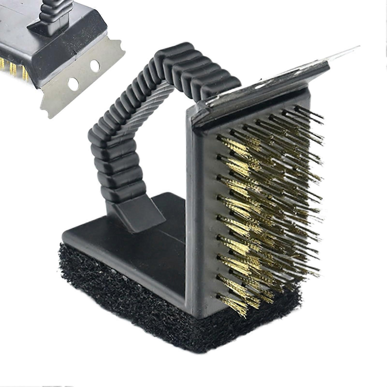 BBQ Grill Brush  Right Angle Copper Wire Scraper Tool for Grilling