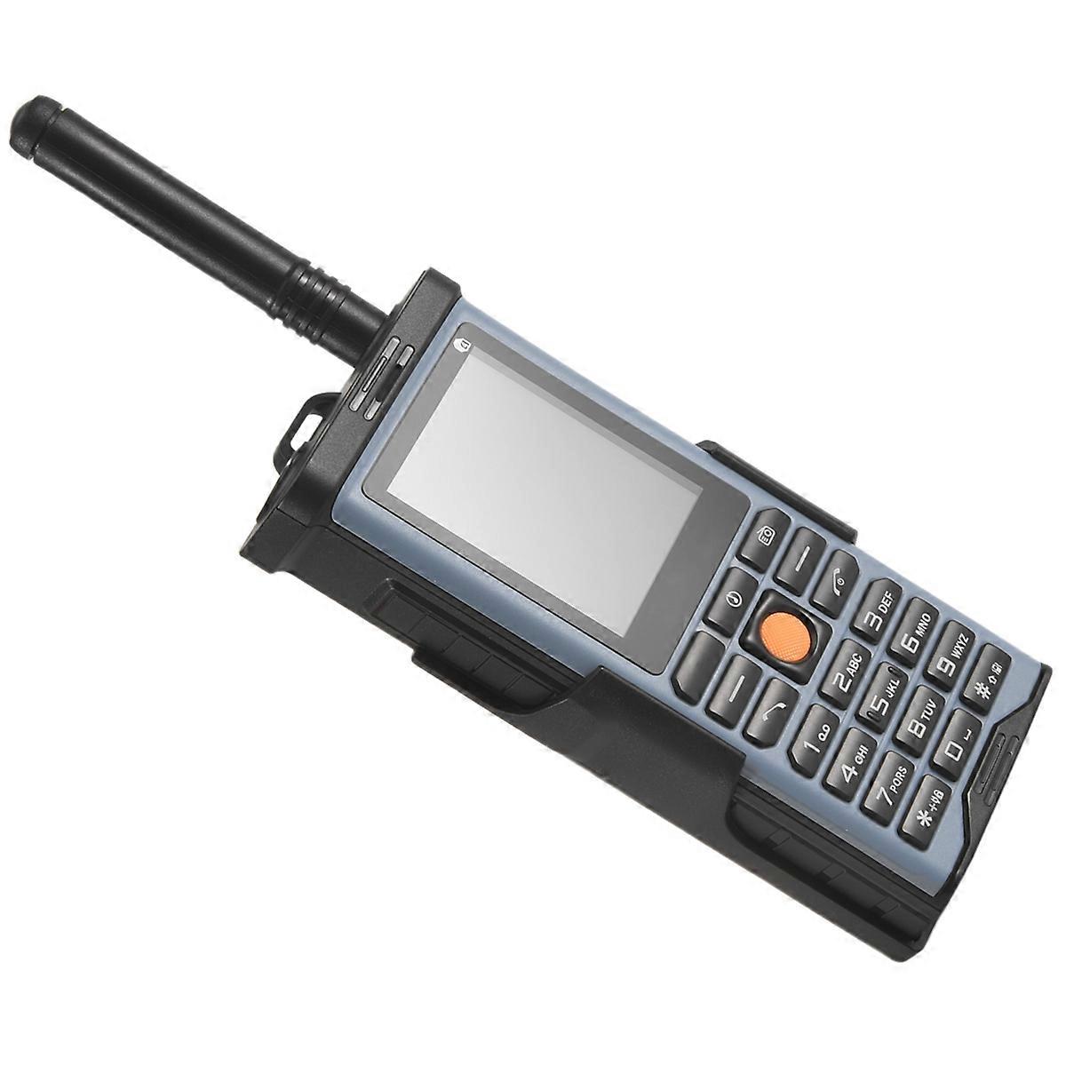 Rugged Outdoor Mobile Phone Big Power Long Standby Antenna Good Signal Four Sim Cards 3D Box Speaker Ebook -Light Blue