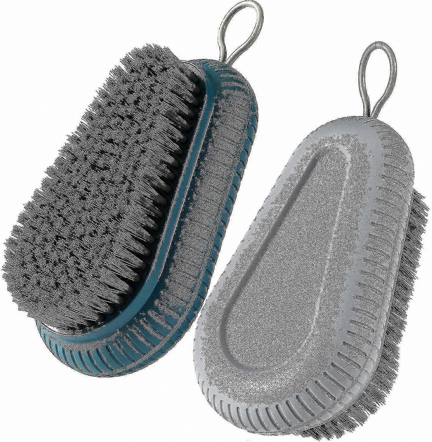Dual Scratch Brushes for Multi-Purpose Cleaning Tasks