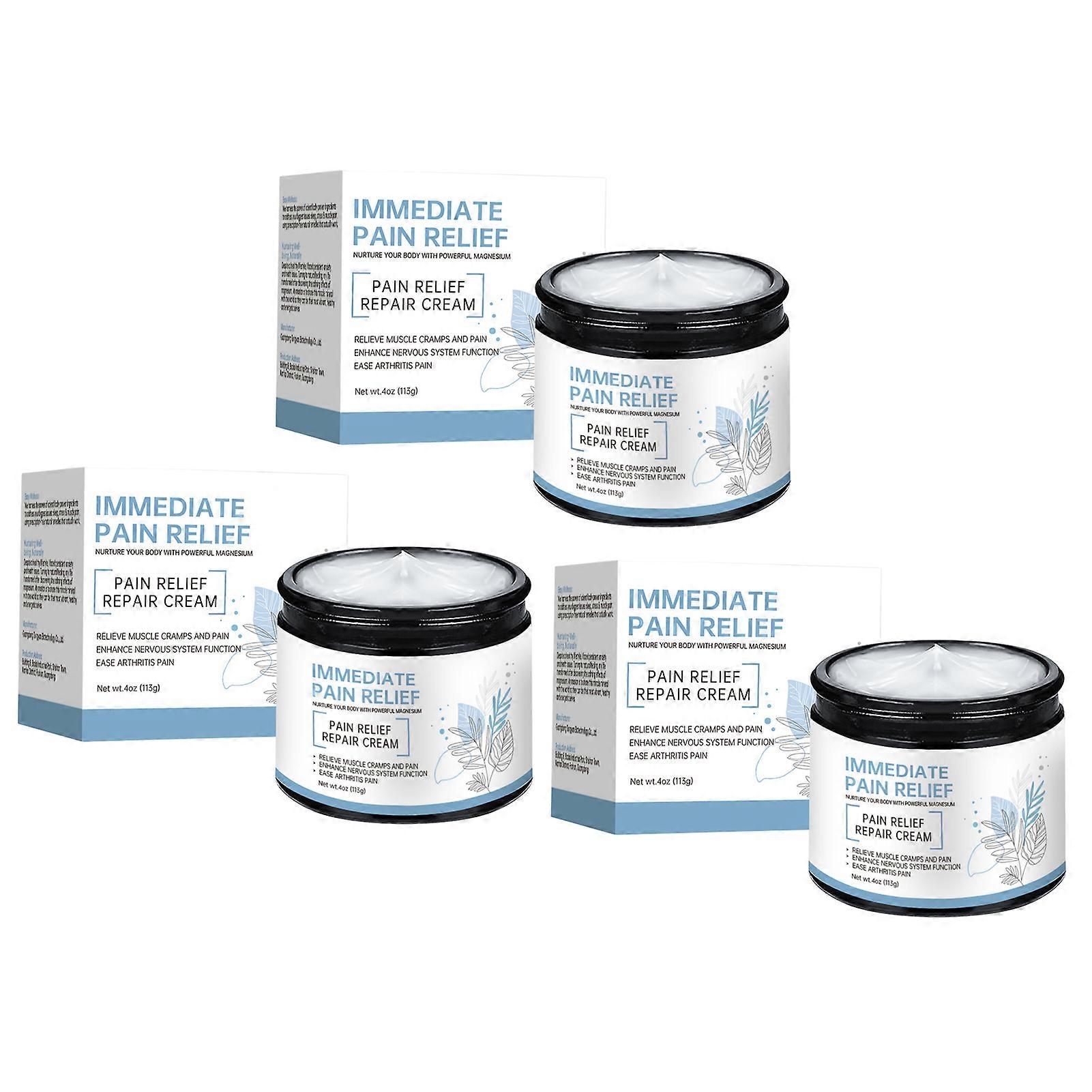 Magnesium Massage Cream for Muscle & Joint Pain Relief - Fast-Absorbing Natural Lotion for Relaxation, Post-Workout Recovery