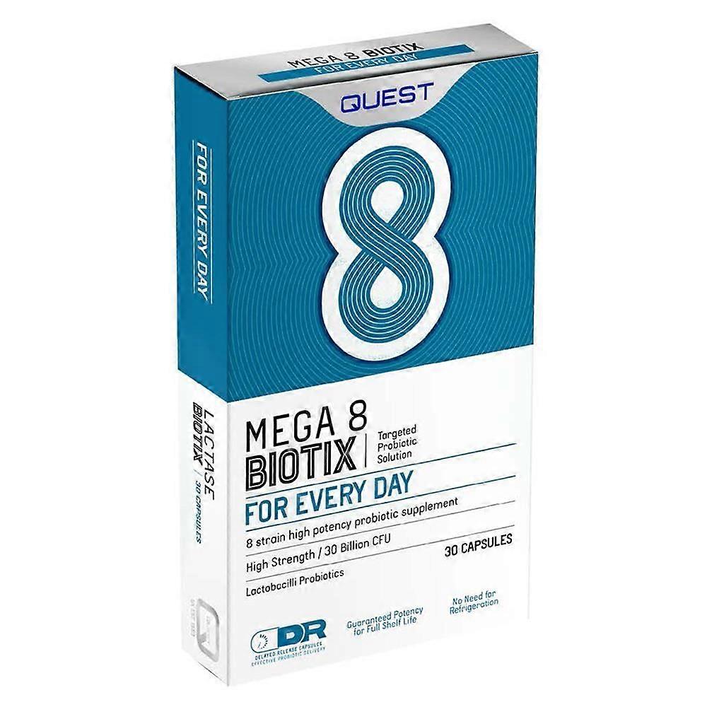 Quest MEGA 8 BIOTIX 30 Capsules - 4 Pack