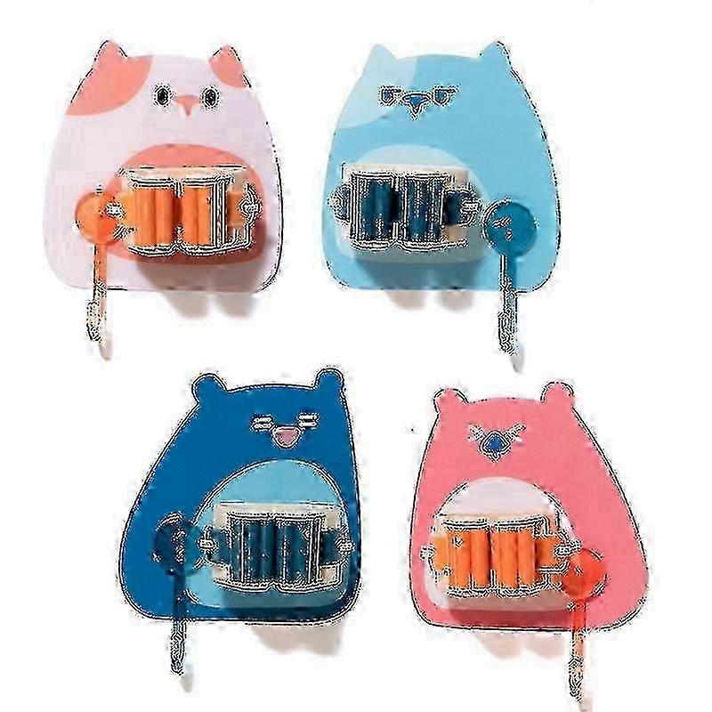 Επιτοίχια σφουγγαρίστρα και σκουπόθηκη για μπάνιο - Χωρίς κρεμάστρα διάτρησης με συμπαγές κλιπ βισκόζης