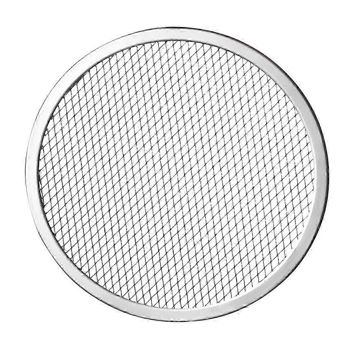 11inch Aluminum Seamless Rim Pizza Baking Screen - Perfect Crisp, Enhanced Airflow