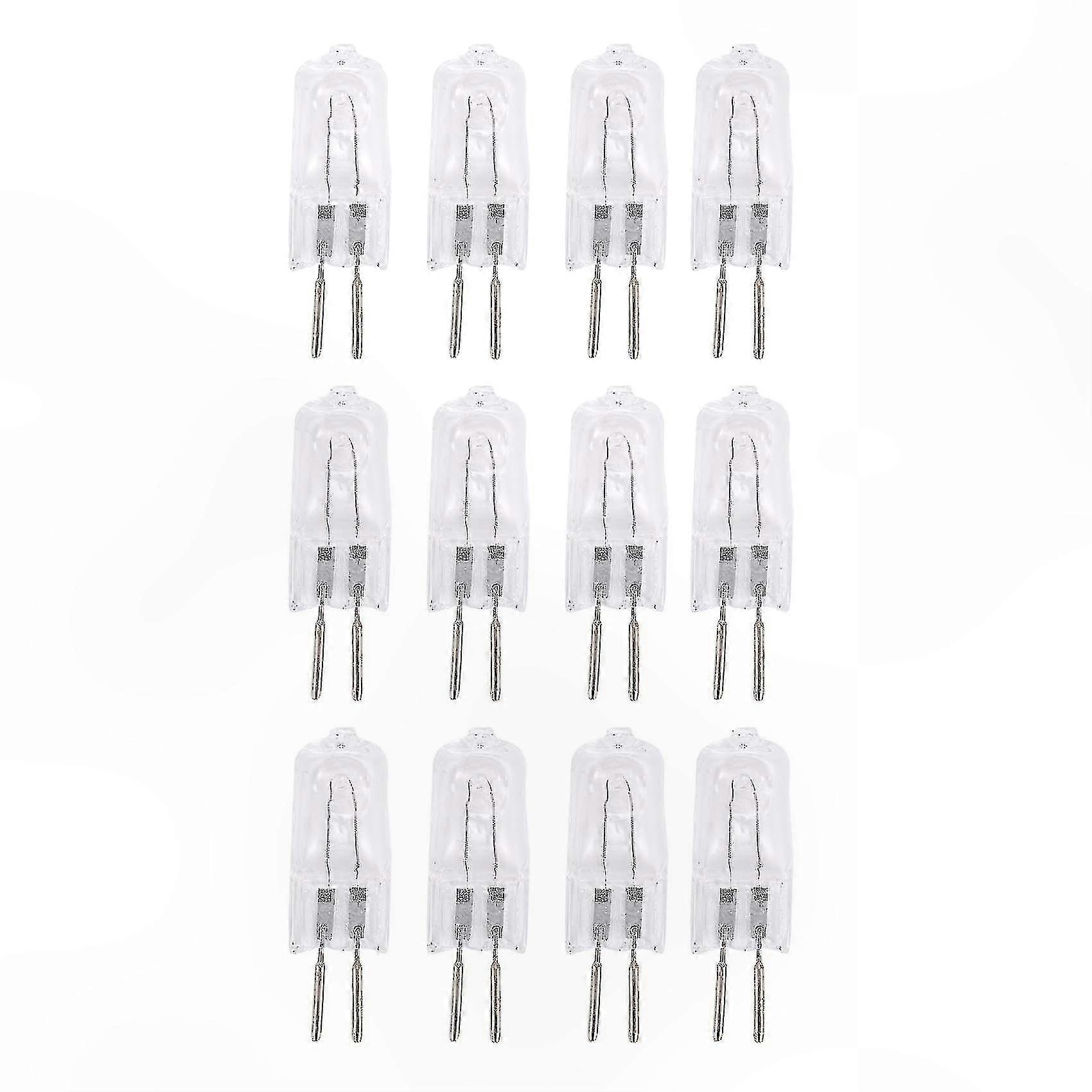 12-Pack 35W G5 3-Pin Dual Halogen Bulbs, Warm White Lighting Solution